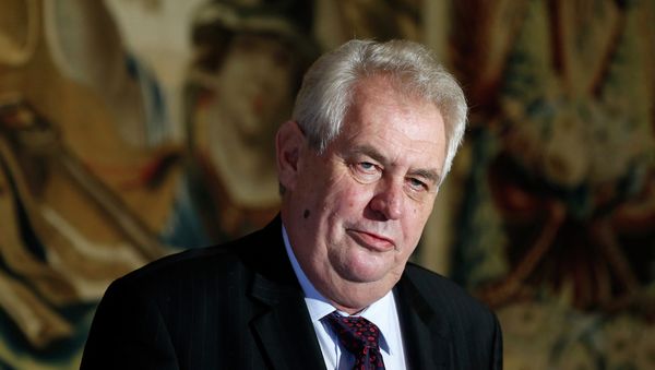 Czech Republic's President Milos Zeman - Sputnik International