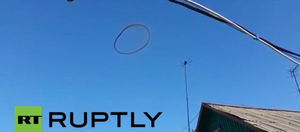 Truth Is Out There: Mysterious Black Ring Spotted in Kazakhstan Skies - Sputnik International