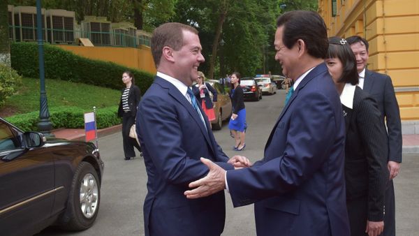 Prime Minister Dmitry Medvedev on official visit to Vietnam Prime Minister Dmitry Medvedev on official visit to Vietnam - Sputnik International