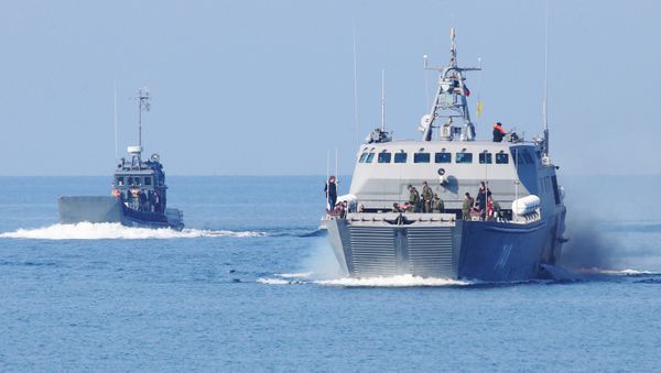 The Denis Davydov new generation landing craft enters service at Baltic Fleet - Sputnik International