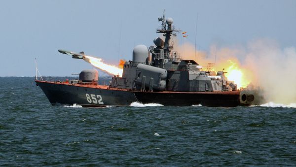 Tactical exercises of Russian Baltic Fleet Tactical exercises of Russian Baltic Fleet - Sputnik International