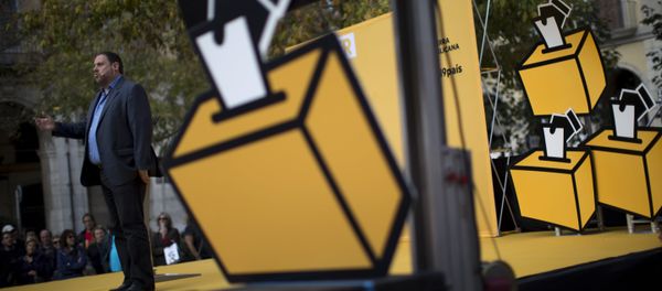 Oriol Junqueras, head of the pro-independence Republican Left of Catalonia Oriol Junqueras, head of the pro-independence Republican Left of Catalonia - Sputnik International