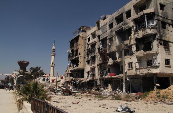 Yarmouk refugee camp in Damascus - Sputnik International