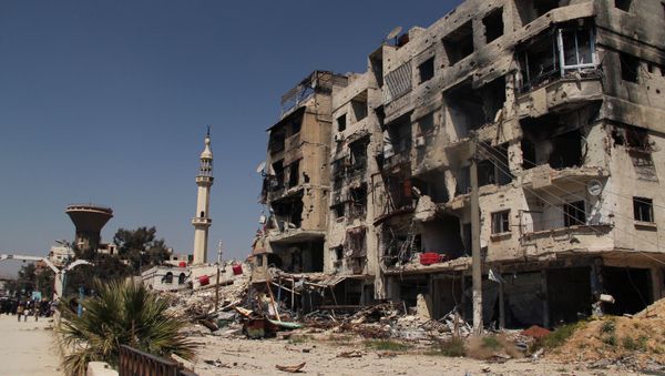 Yarmouk refugee camp in Damascus - Sputnik International