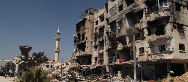 Yarmouk refugee camp in Damascus Yarmouk refugee camp in Damascus - Sputnik International