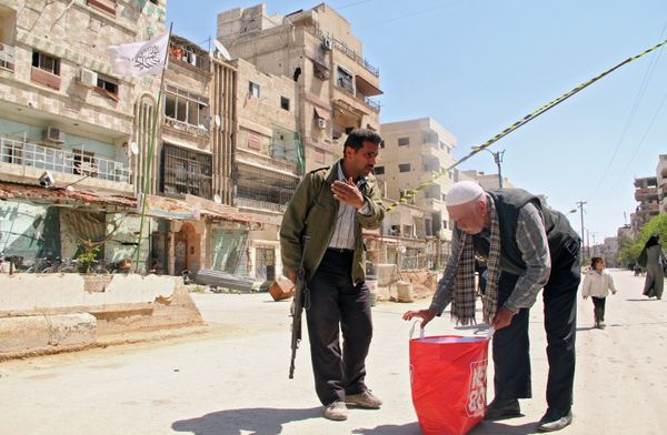 Yarmouk refugee camp in Damascus - Sputnik International