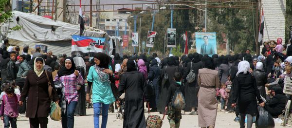 Yarmouk refugee camp in Damascus Yarmouk refugee camp in Damascus - Sputnik International
