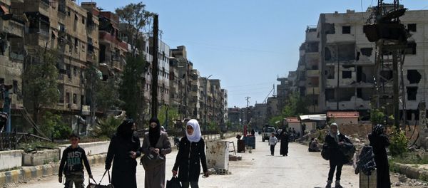 Yarmouk refugee camp in Damascus - Sputnik International