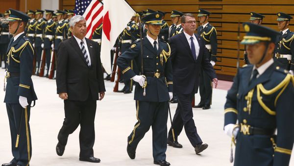 Gen Nakatani and Ash Carter - Sputnik International