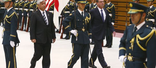 Gen Nakatani and Ash Carter - Sputnik International