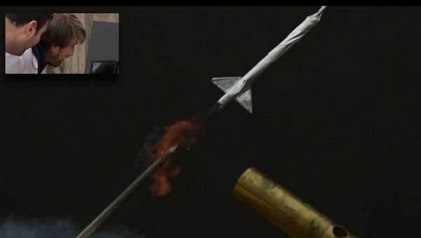 Match Stick Rockets in Slow Motion - The Slow Mo Guys - Sputnik International