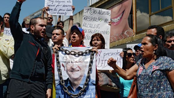 Rally in support of Caracas mayor Antonio Ledezma - Sputnik International