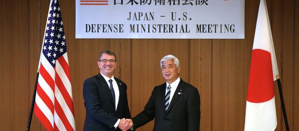 New US-Japan military guidelines will intensify joint efforts to deter North Korean aggression, US Defense Secretary Ashton Carter stated during a joint US-Japan press briefing on Monday. - Sputnik International