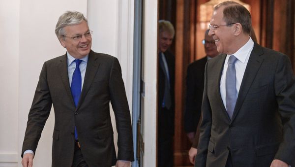 Russian, Belgian foreign ministers meet in Moscow Russian, Belgian foreign ministers meet in Moscow - Sputnik International