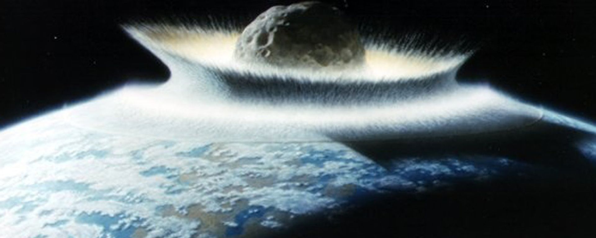 An artist's impression of the asteroid that killed the dinosaurs. An artist's impression of the asteroid that killed the dinosaurs. - Sputnik International, 1920, 31.10.2023