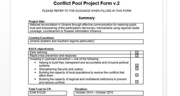 Conflict Pool Project Conflict Pool Project - Sputnik International