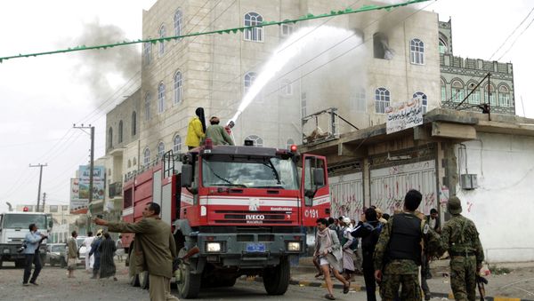 An explosive-laden vehicle detonated in south-central Yemen, killing at least seven and injuring 15 people on Friday, a source in the country's military told Sputnik An explosive-laden vehicle detonated in south-central Yemen, killing at least seven and injuring 15 people on Friday, a source in the country's military told Sputnik - Sputnik International