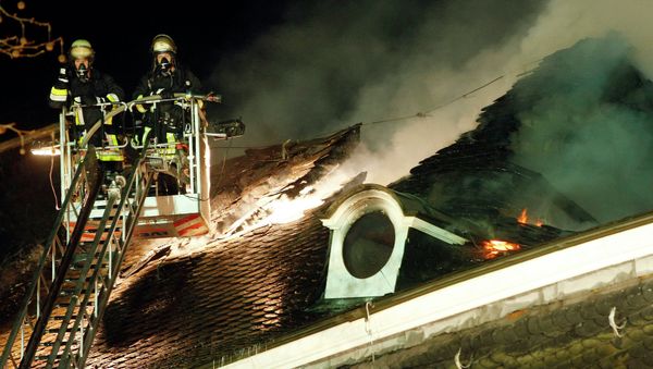 German firemen - Sputnik International