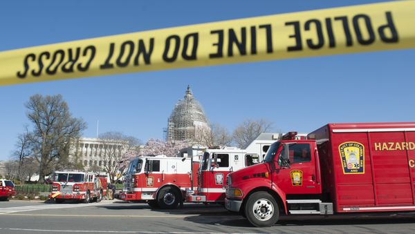 The DC Fire Department responds to reports of a shooting at the US Capitol in Washington, DC The DC Fire Department responds to reports of a shooting at the US Capitol in Washington, DC - Sputnik International
