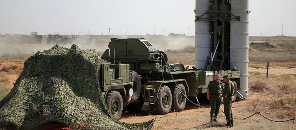 File Photo: Preparing to fire an S-400 Triumf anti-aircraft missile at the Ashuluk proving grounds during an Aerospace Defence Forces tactical drill File Photo: Preparing to fire an S-400 Triumf anti-aircraft missile at the Ashuluk proving grounds during an Aerospace Defence Forces tactical drill - Sputnik International
