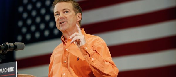 Republican Presidential candidate Sen. Rand Paul, R-Ky., speaks at a rally Saturday, April 11, 2015, in Las Vegas. - Sputnik International