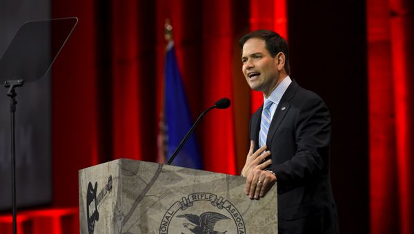 US Senator Florida Marco Rubio (R-FL) speaks during the National Rifle Association's annual meeting in Nashville, Tennessee April 10, 2015 - Sputnik International
