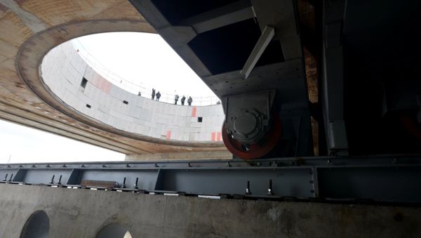 Dmitry Rogozin visits the Vostochny space center in the Amur Region Dmitry Rogozin visits the Vostochny space center in the Amur Region - Sputnik International