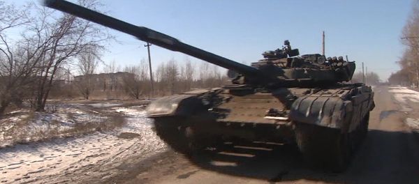 Ukrainian self-proclaimed Donetsk People’s Republic is prepared to withdraw tanks and weapons with 100-millimeter caliber or less from the contact line. File photo Ukrainian self-proclaimed Donetsk People’s Republic is prepared to withdraw tanks and weapons with 100-millimeter caliber or less from the contact line. File photo - Sputnik International