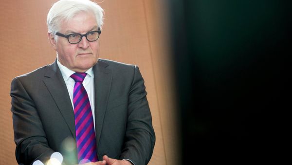 German Foreign Minister Frank-Walter Steinmeier attends the cabinet meeting in Berlin German Foreign Minister Frank-Walter Steinmeier attends the cabinet meeting in Berlin - Sputnik International