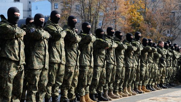 Azov battalion students dispatched to southeastern Ukraine - Sputnik International