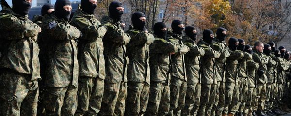 Azov battalion students dispatched to southeastern Ukraine Azov battalion students dispatched to southeastern Ukraine - Sputnik International