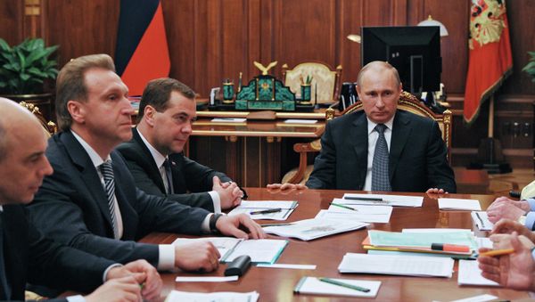 Vladimir Putin held meeting on economic development Vladimir Putin held meeting on economic development - Sputnik International