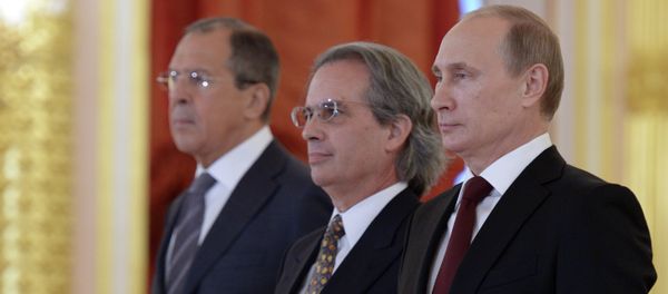 Ceremony of presenting credentials to Russian President Vladimir Putin Ceremony of presenting credentials to Russian President Vladimir Putin - Sputnik International