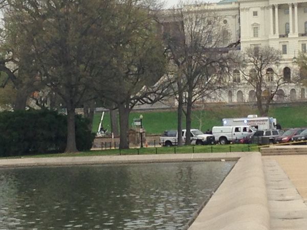 Images of the incident were captured by Sputnik reporter Leandra Bernstein.  - Sputnik International
