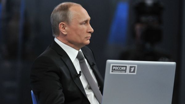 Live broadcast with Vladimir Putin - Sputnik International
