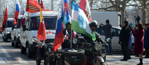 The auto rally Our Great Victory roars off in Sevastopol The auto rally Our Great Victory roars off in Sevastopol - Sputnik International
