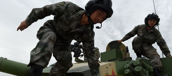 Chinese People's Liberation Army cadets - Sputnik International