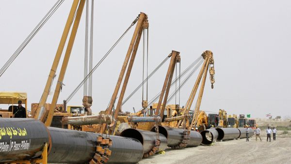 Sections of gas pipes - Sputnik International