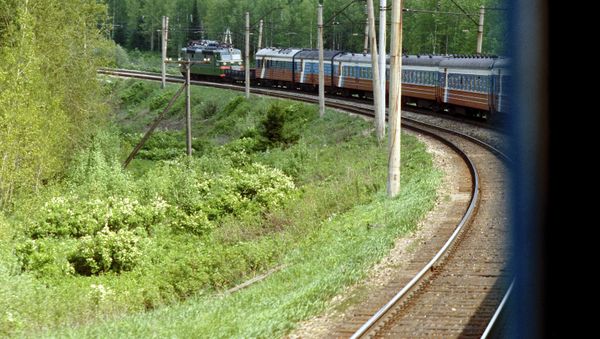 The Trans-Siberian Mainline in Russia's Irkutsk Region The Trans-Siberian Mainline in Russia's Irkutsk Region - Sputnik International