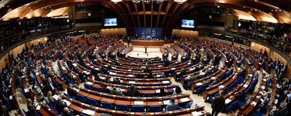 Delegates at a plenary meeting of the Parliamentary Assembly of the Council of Europe (PACE) - Sputnik International