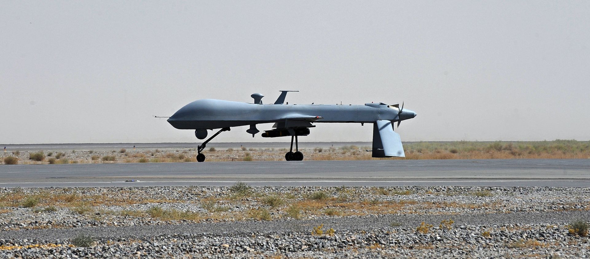 US Predator unmanned drone armed with a missile US Predator unmanned drone armed with a missile - Sputnik International, 1920, 27.11.2020
