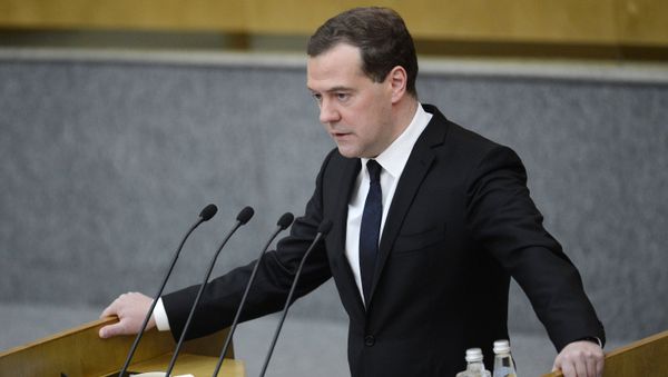 Russian Prime Minister Dmitry Medvedev - Sputnik International