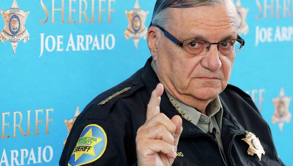 In this Dec. 18, 2013, file photo, Maricopa County Sheriff Joe Arpaio speaks at a news conference at Maricopa County Sheriff's Office Headquarters in Phoenix In this Dec. 18, 2013, file photo, Maricopa County Sheriff Joe Arpaio speaks at a news conference at Maricopa County Sheriff's Office Headquarters in Phoenix - Sputnik International