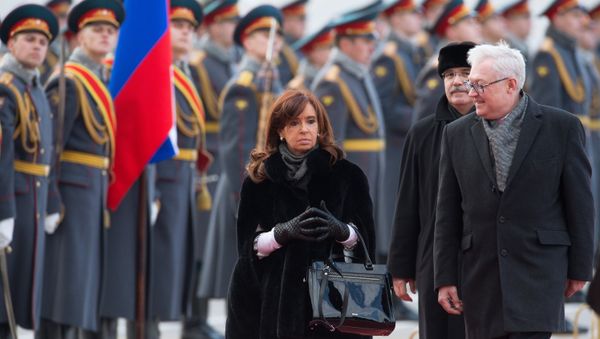 Argentine President Cristina Fernandez de Kirchner arrives in Moscow Argentine President Cristina Fernandez de Kirchner arrives in Moscow - Sputnik International