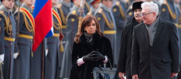 Argentine President Cristina Fernandez de Kirchner arrives in Moscow - Sputnik International