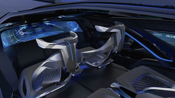 The Chevrolet FNR is loaded with a range of intelligent technologies usually seen only in science fiction movies, according to Chevy, including gesture controls on the dashboard, and apparently no steering wheel at all. The Chevrolet FNR is loaded with a range of intelligent technologies usually seen only in science fiction movies, according to Chevy, including gesture controls on the dashboard, and apparently no steering wheel at all. - Sputnik International