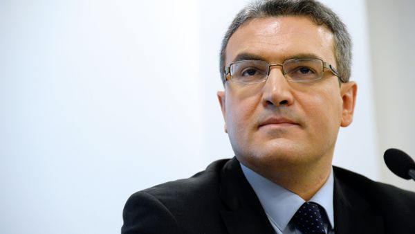 French far-right National Front's (FN) party candidate for the May 2014 European elections in the Ile de France (Paris region) and French nationals abroad lists, Aymeric Chauprade, expert in geopolitics, poses after a press conference on January 21, 2014 in Paris - Sputnik International