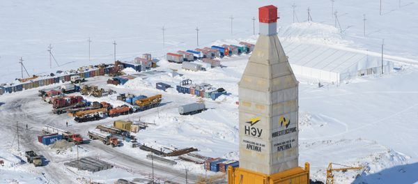 LNG plant construction in Yamal - Sputnik International
