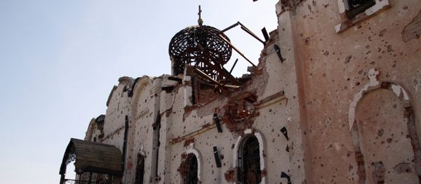 The temples in Donetsk destroyed during military operations The temples in Donetsk destroyed during military operations - Sputnik International