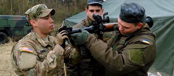 American soldiers in Ukraine - Sputnik International